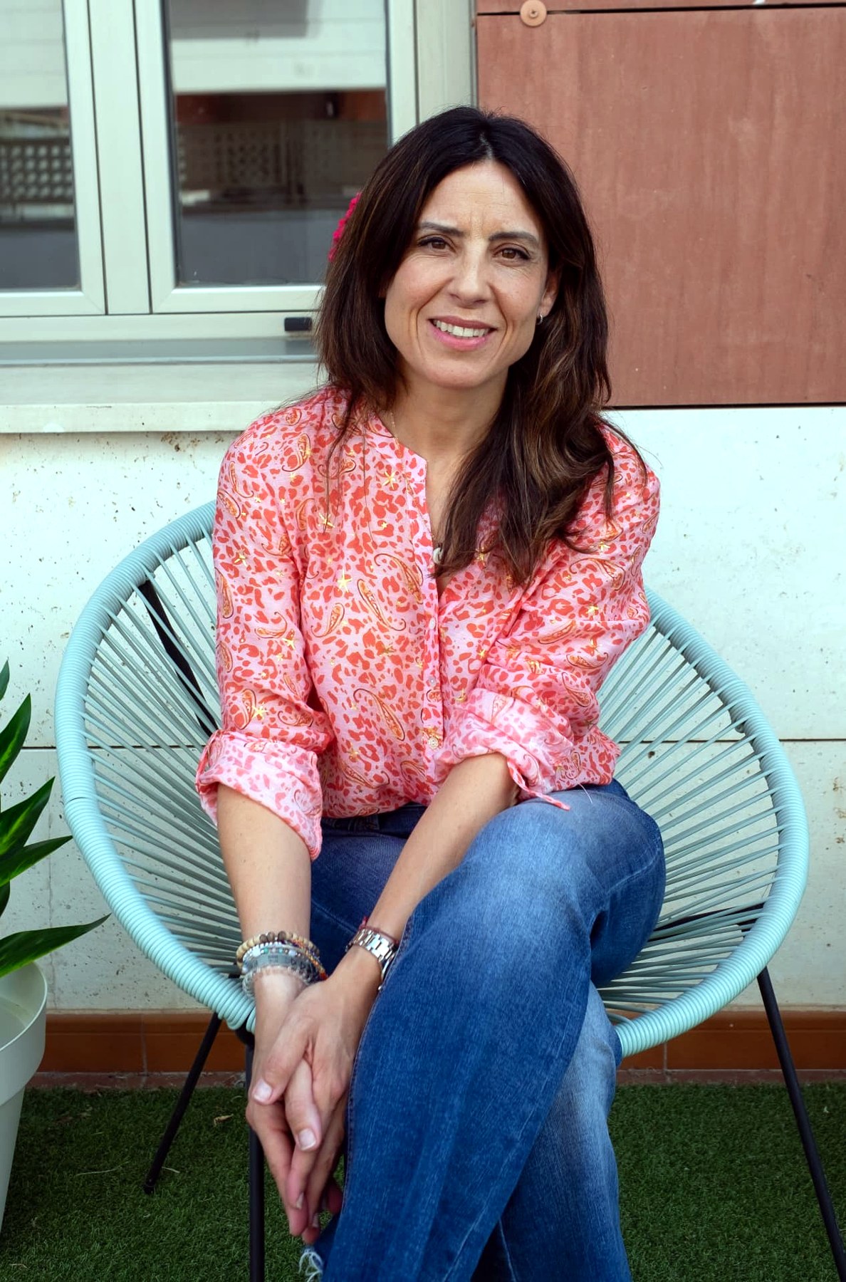 Retrato de Laura, fundadora de Resilience Yoga Studio